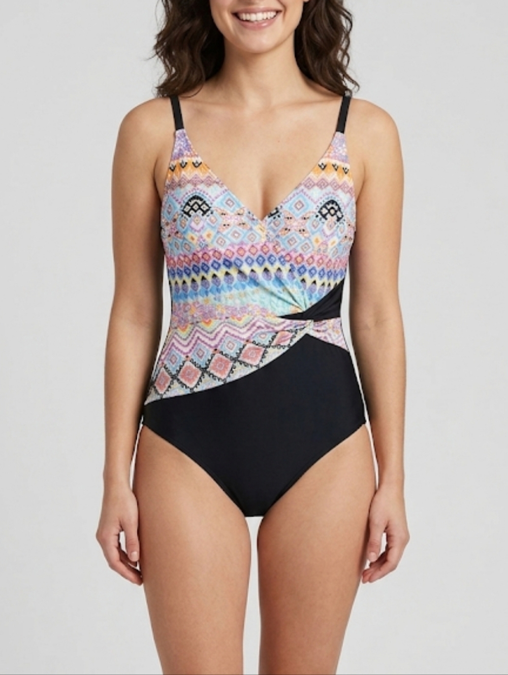 Colorful Geometric One Piece Swimsuit
